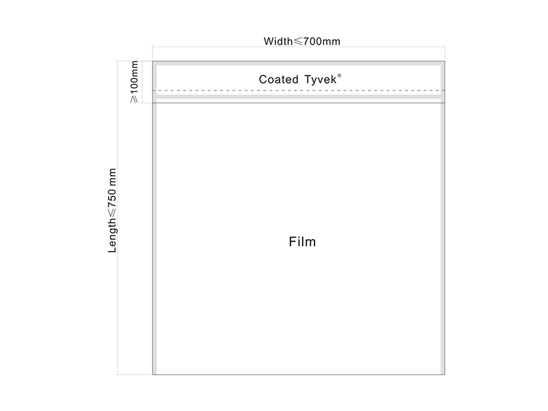 AMD Header Tasche mit Tyvek