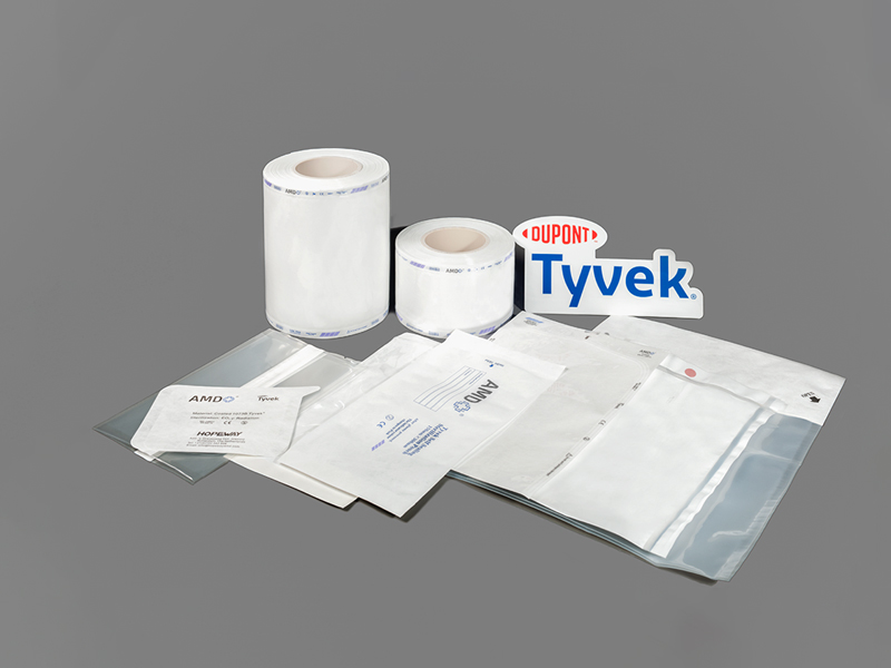 AMD Tyvek® 1073B/HDPE Dampfautoklav-Stopfenbeutelrolle